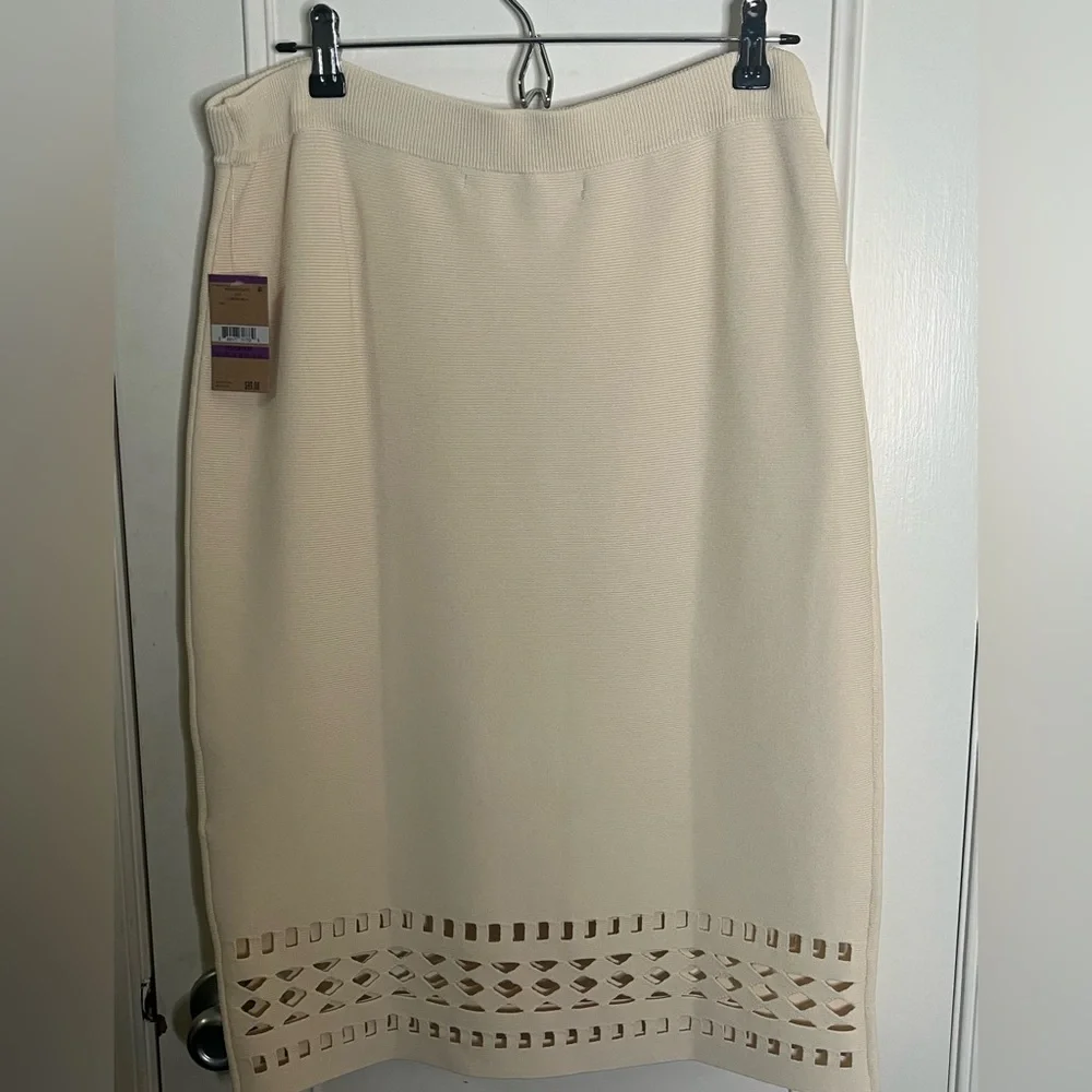 NWT - Rachel Roy Cream Skirt Set - Size XXL This is a rare find and a true 💎! - Picture 5 of 10